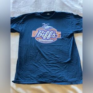 Delorean Shirt! Biff Back to the Future T shirt size L tee Fury